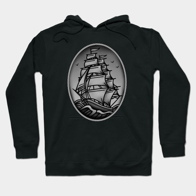 Ship out to Sea Hoodie by The Local Sticker Shop